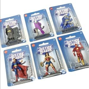 Lot of 6 Mattel Justice League 3" Action Figures